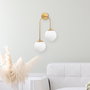 Opviq Jewel - 10585 Lámpara de pared dorada